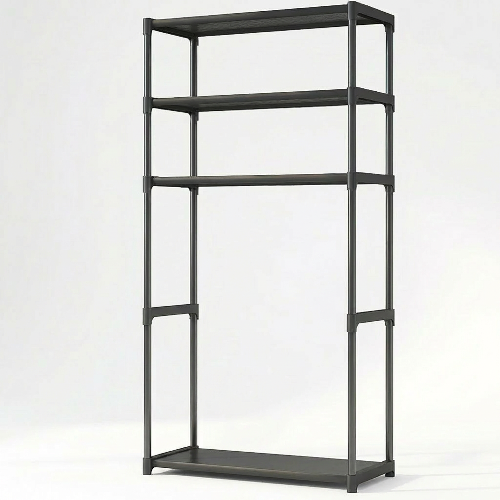 슈퍼인 3단 세탁기 건조기 수납선반 가정용 공간절약 튼튼 다용도선반, 1개, 블랙 20,850원