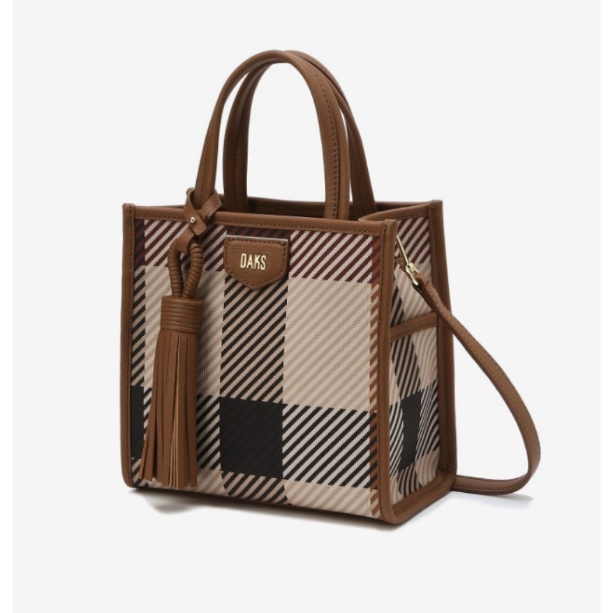 [백화점 매장정품] 닥스 명품가방 DCBA3F687W2 브라운 빅하우스체크 스몰 토트백 숄더백 크로스백 어머니선물 339,900원