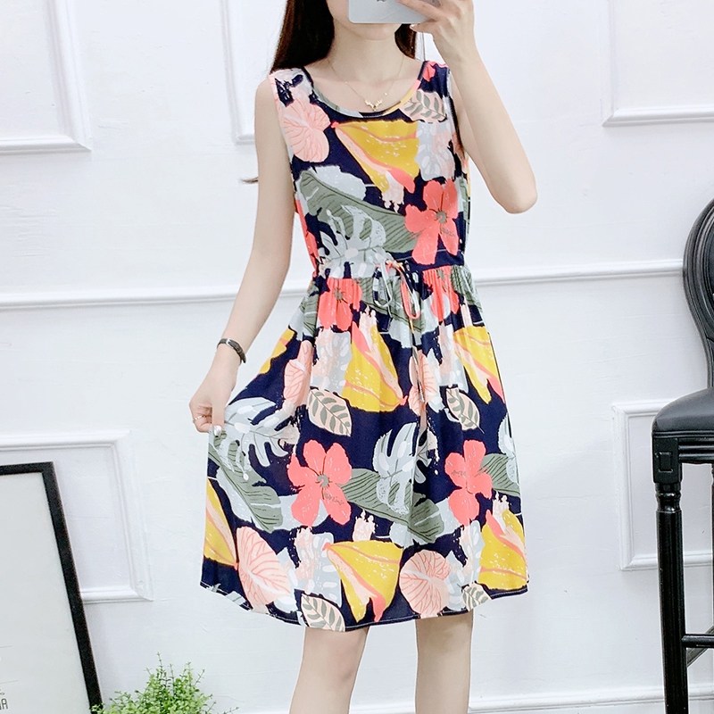 여자 해변 원피스 휴가 휴양지 드레스 여성용 러블리 캐주얼 원피스 28,000원