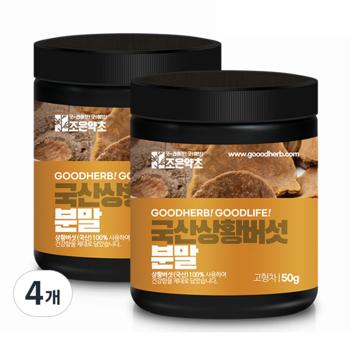 조은약초 국산 상황버섯 분말, 50g, 4개 48,400원