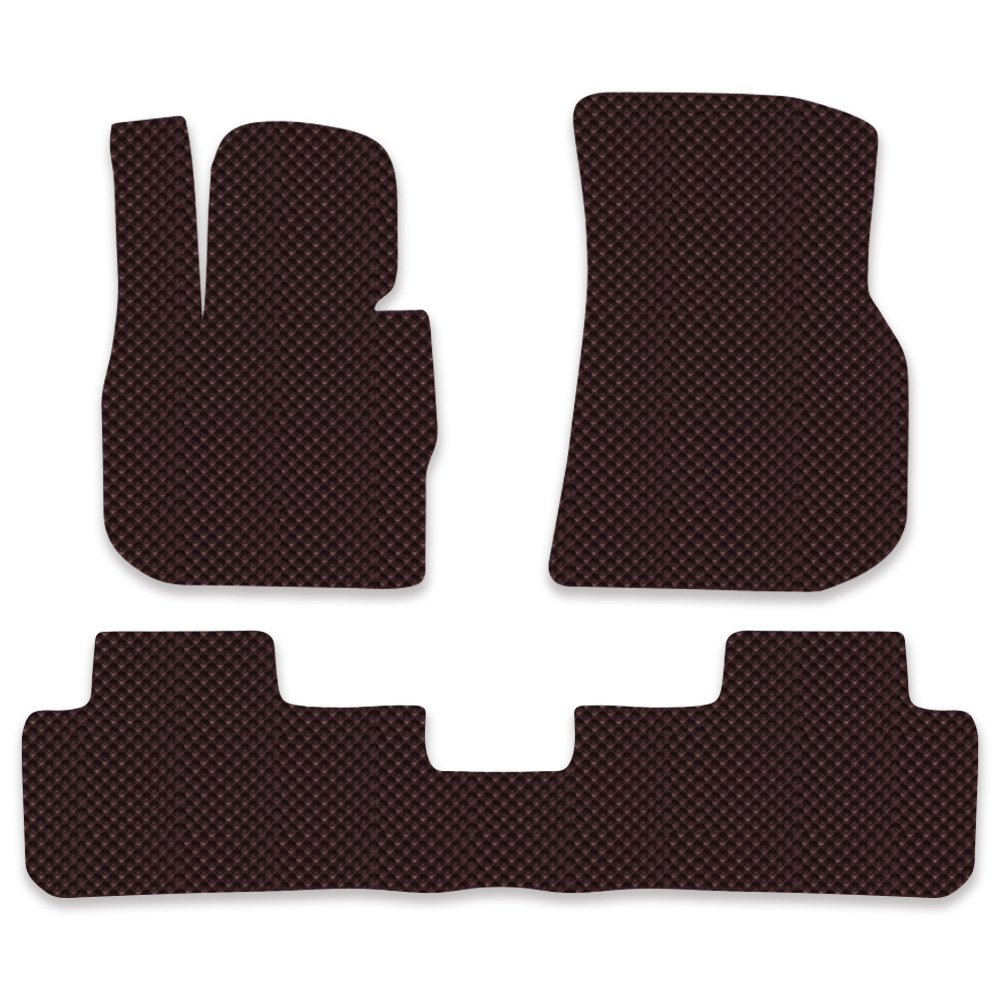 BMW X4시리즈 전용 3D 엠보싱 차세대 고무매트 1열2열 세트, 브라운, 383-1 X4 (G02)(2018~) 59,000원