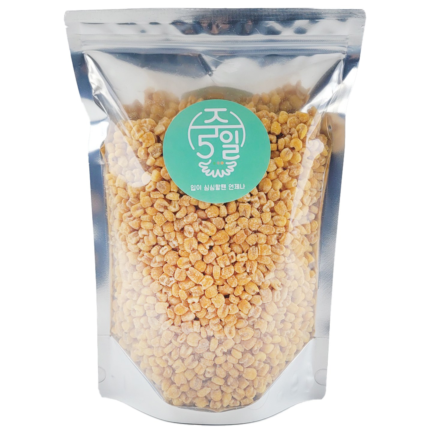 [주5일] 바삭한 하모니콘 옥돌콘 밭두렁 논두렁 스탠드지퍼백 대용량 옥수수콘, 1개, 1kg 12,500원