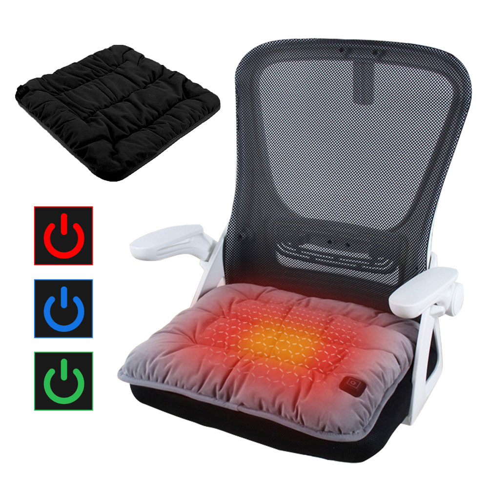 Garrl 온열 쿠션방석 USB발열 방석 발열매트 사무실 의자용 소자 차량  반려동물 3단 온도조절 17,610원
