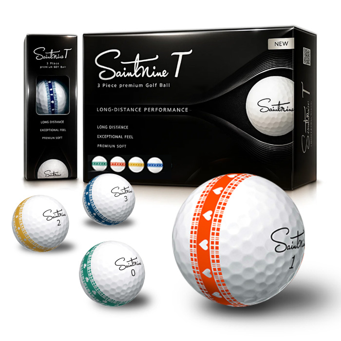 세인트나인 T 골프공 3피스 300도 퍼팅라인 초고반발 12구, 1박스, 1개, 12개입, 보여진 바와 같이 30,460원
