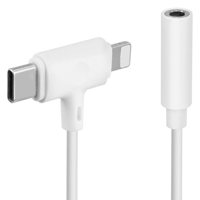 컴스 C타입 iOS 8핀 3.5mm 스테레오 이어폰 오디오 AUX 젠더 10cm 6,530원