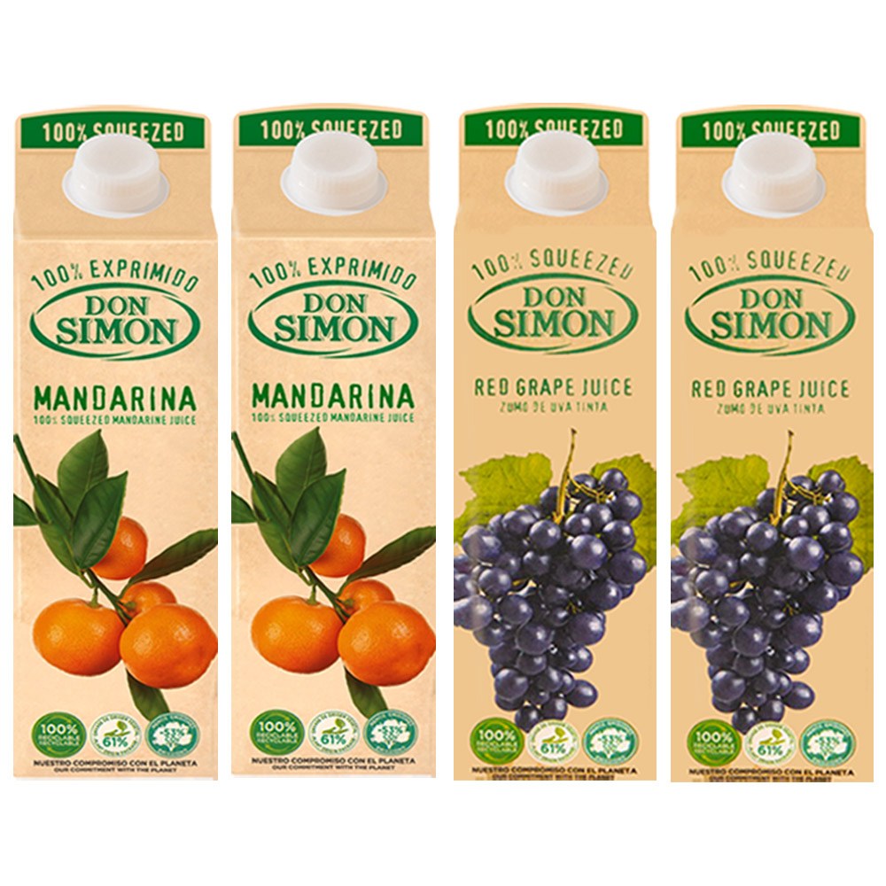 돈시몬 100%착즙주스 만다린 감귤1L 2개+적포도1L 2개 (총4개) 음료수생과일어린이 22,640원