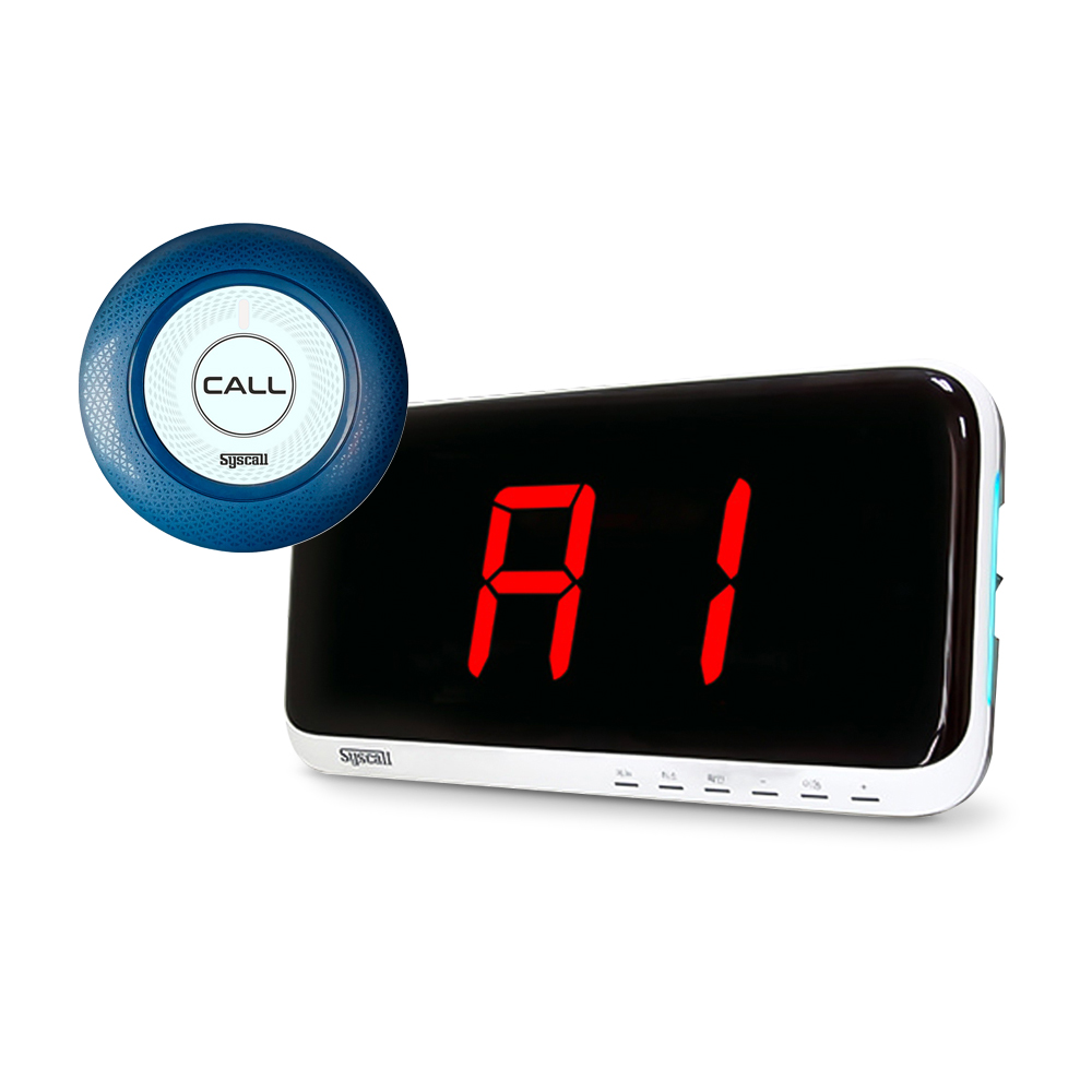 씨스콜 식당 호출벨 수신기 세트 ST-A1 블루 + SR-A2001 (ST-A1), 1개 92,000원