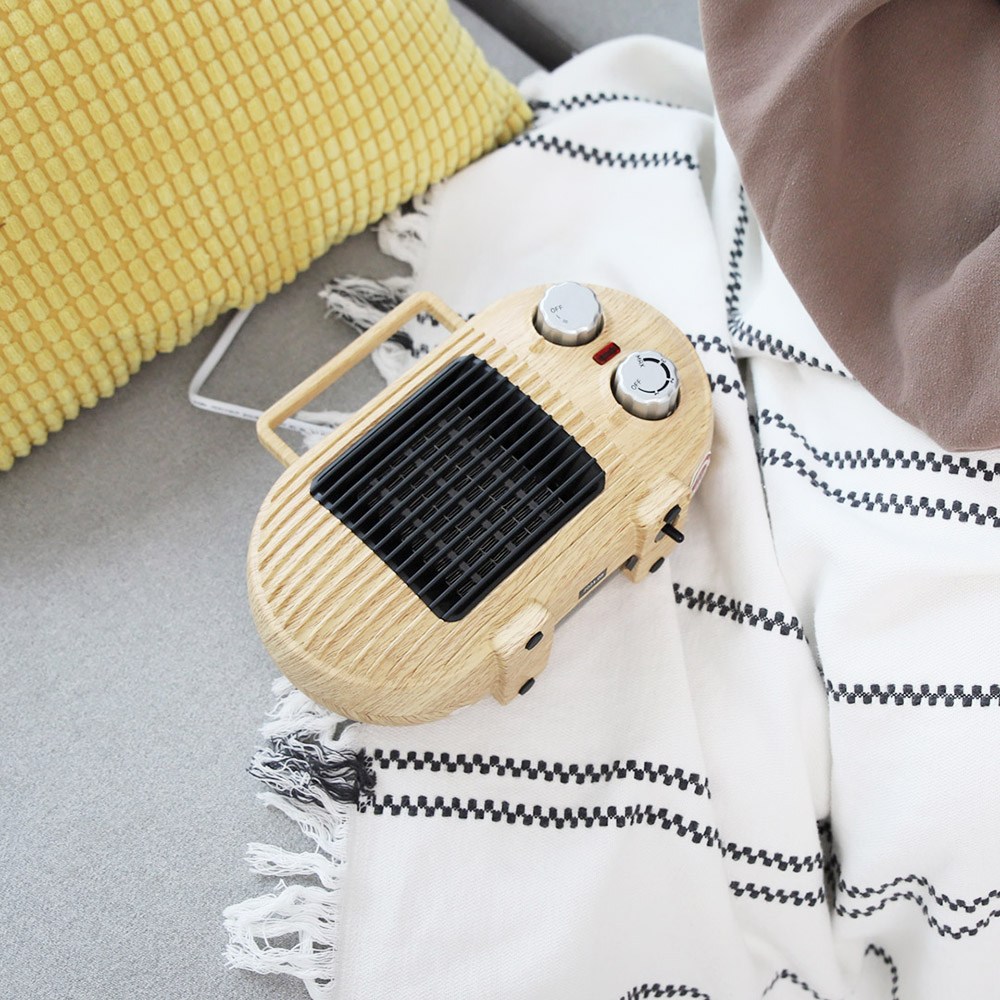 감성우드 PTC 미니 온풍기 전기난로 팬히터 캠핑 가정 사무실 2단조절 MCP800 35,800원