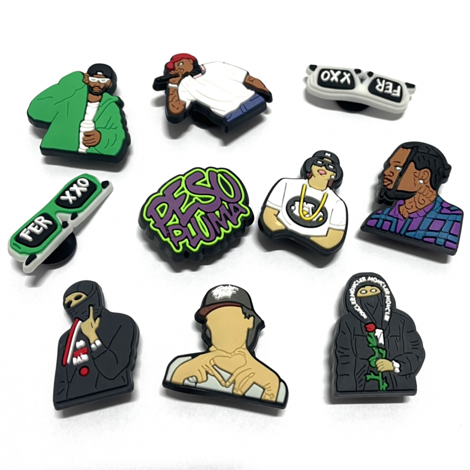 슬리퍼전용 BMT 힙합 실내화 슬리퍼 악세사리 부품 10P 세트 7,900원