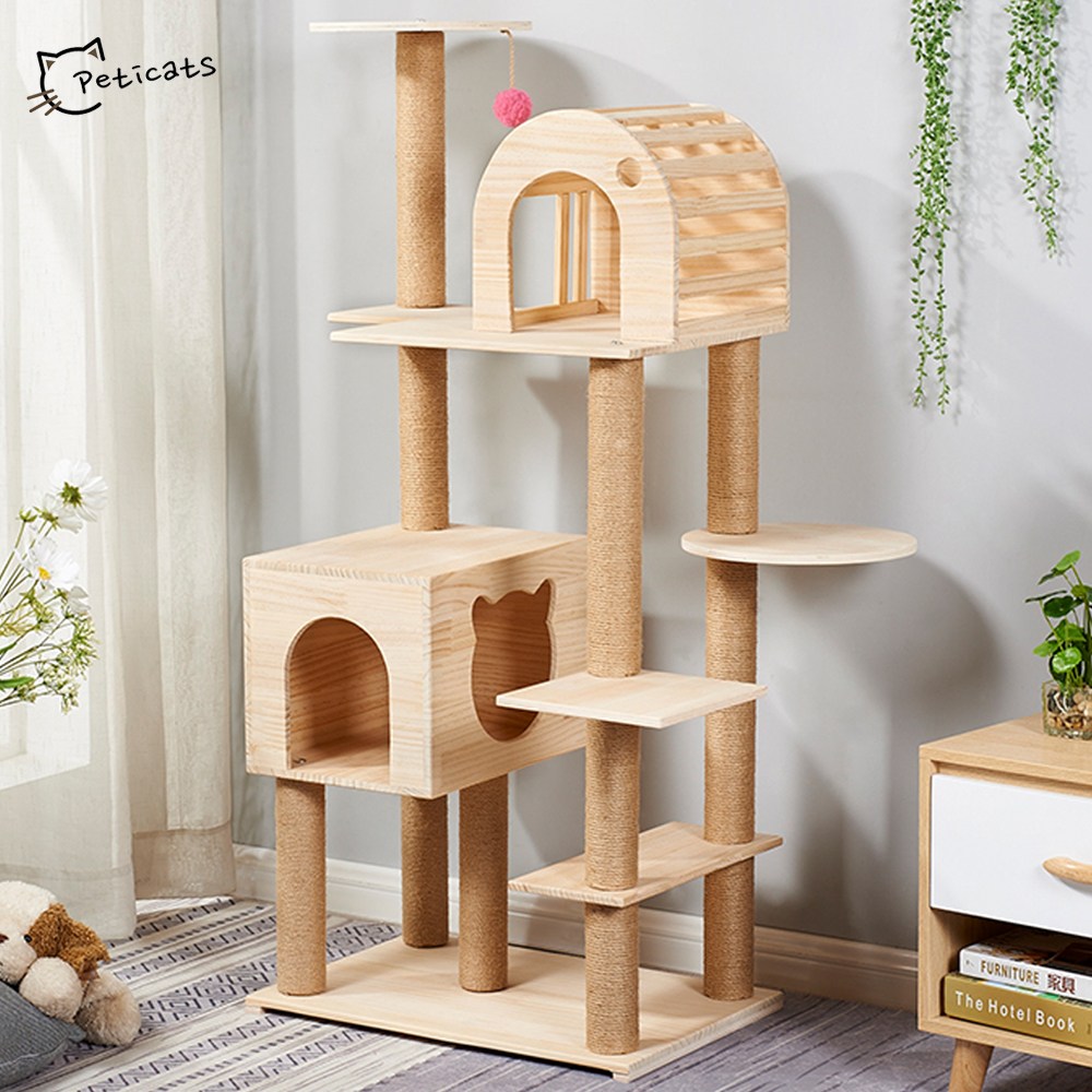 [쁘띠캐츠] 고양이 캣타워 천장부착 안전한 캣폴 하루스 스크래쳐 4종 중 택1 129,000원