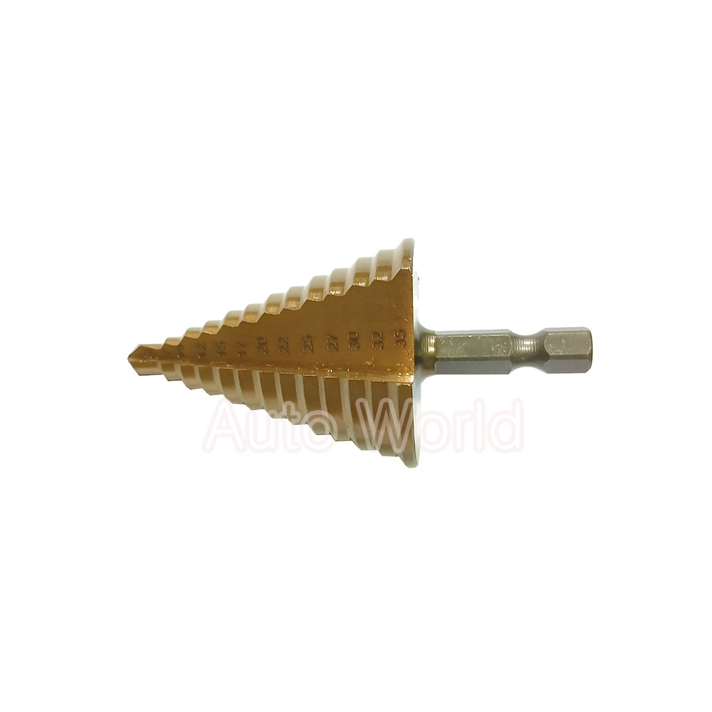 스텝드릴 13스텝 5~35mm 홀쏘 드릴 구멍넓히기 스탭드릴 비트 4,600원