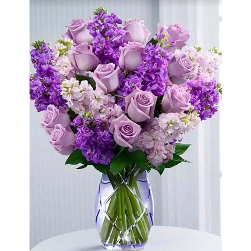 보석십자수 액자 캔버스형 50 x 40 cm DIY 풍수 해바라기 금전수 사과 엠제이에스, Y02 약속꽃병, 1개 16,990원