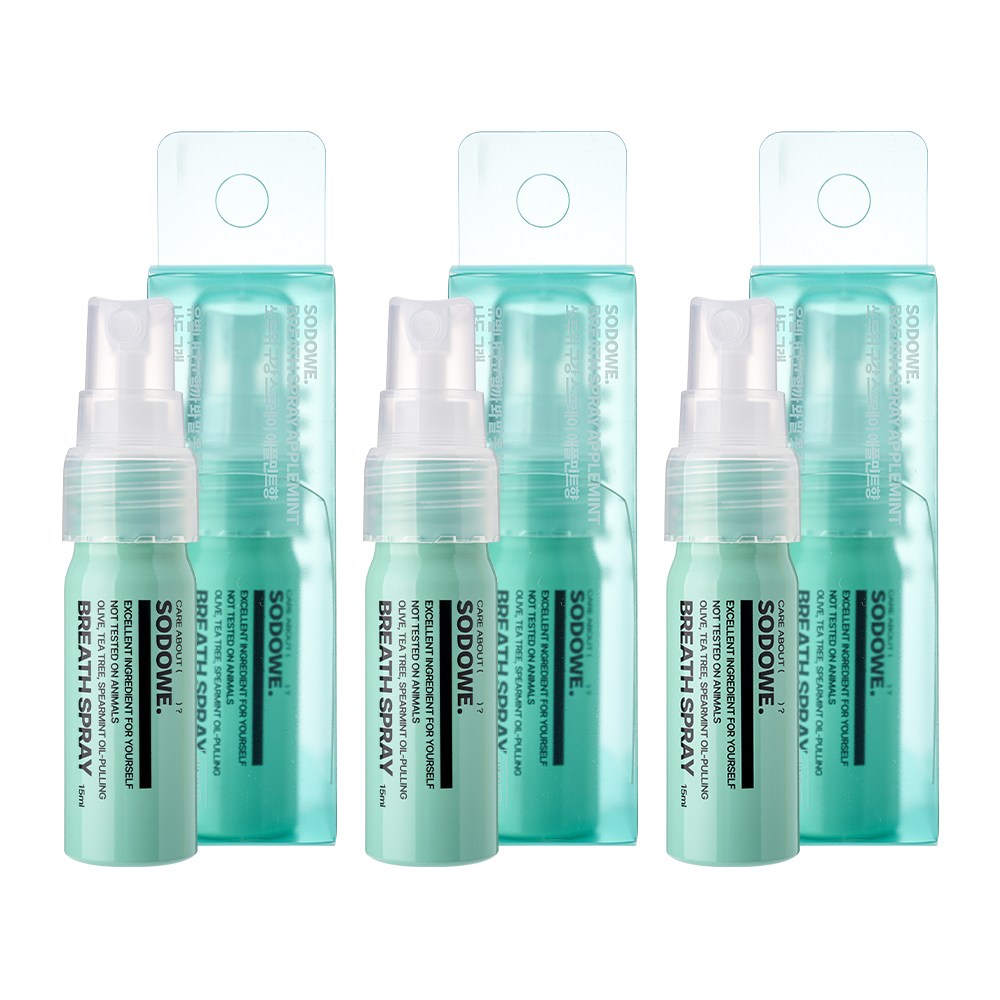 쏘두위 구강 스프레이 (애플민트향) 15ml, 15ml, 3개 25,880원