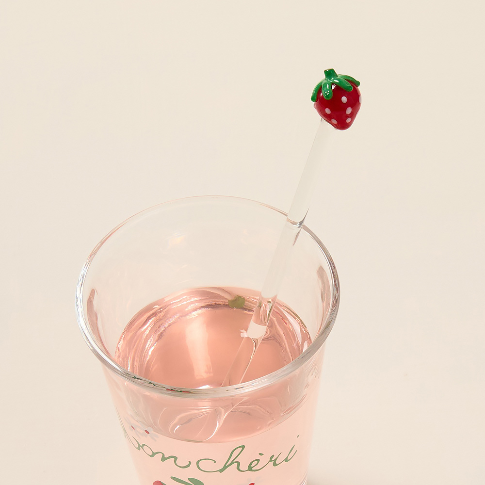 [모던하우스] 베리가든 유리 머들러 스틱 20cm 딸기, 이미지참고, 1개 3,900원