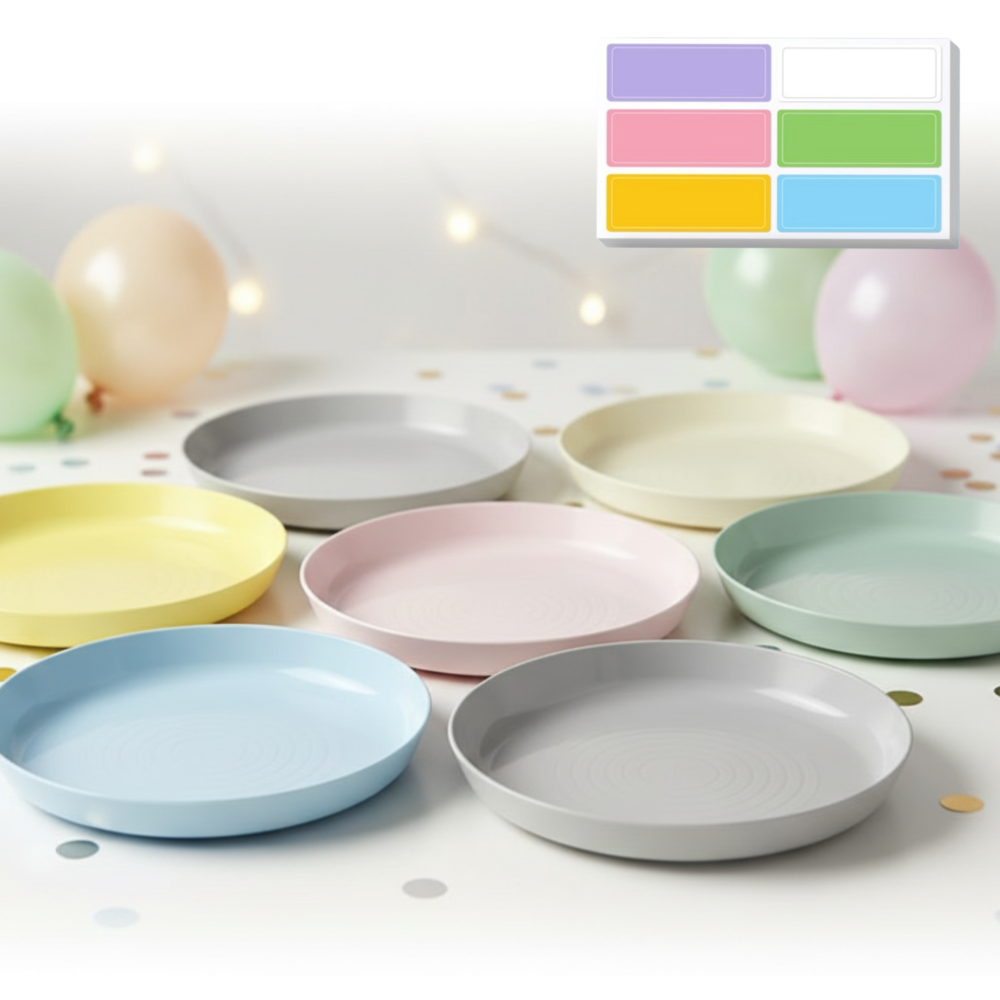 이케아 칼라스 접시 6종+ 방수 라벨스티커1매, 1개 5,900원