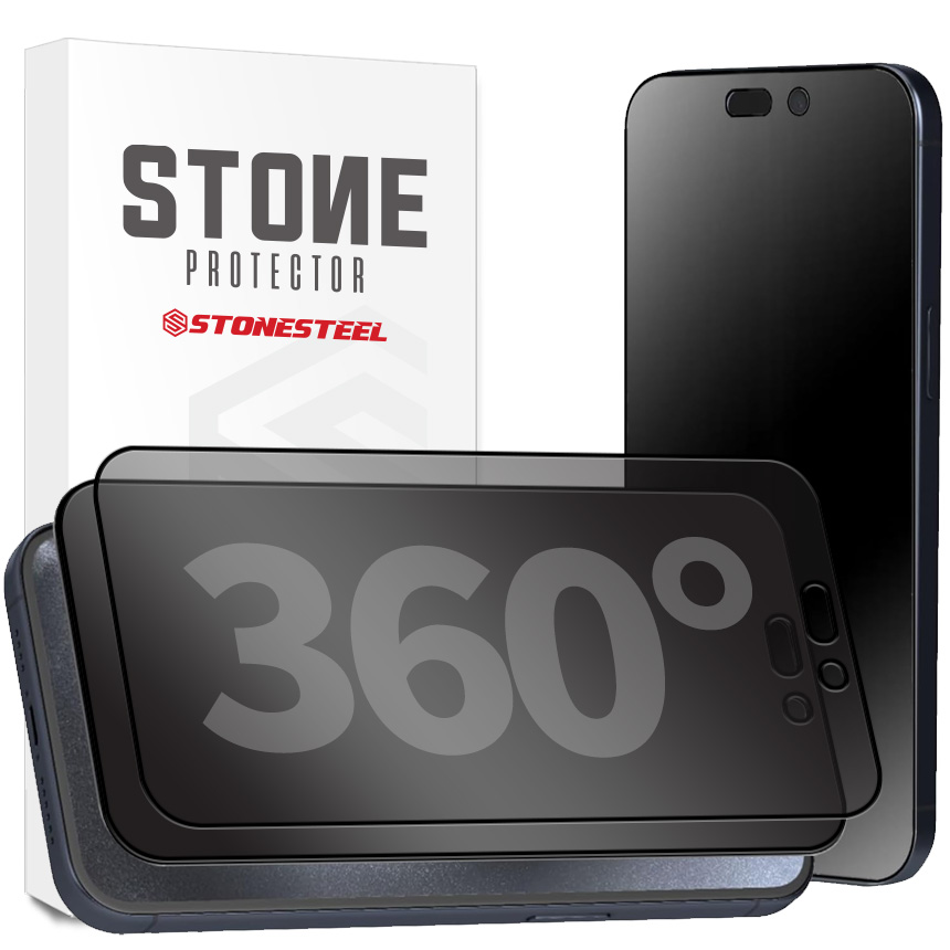 스톤스틸 아이폰12미니 360도 사생활보호 강화유리 휴대폰 풀커버 액정보호 프라이버시 필름 7,990원