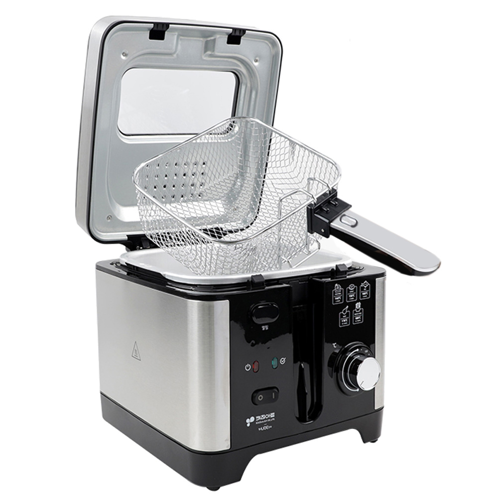 3리터 가정용 튀김기/안전 온도조절 전기 튀김기/분리형 바스켓 튀김통/쉬운세척/스마트필터 68,900원