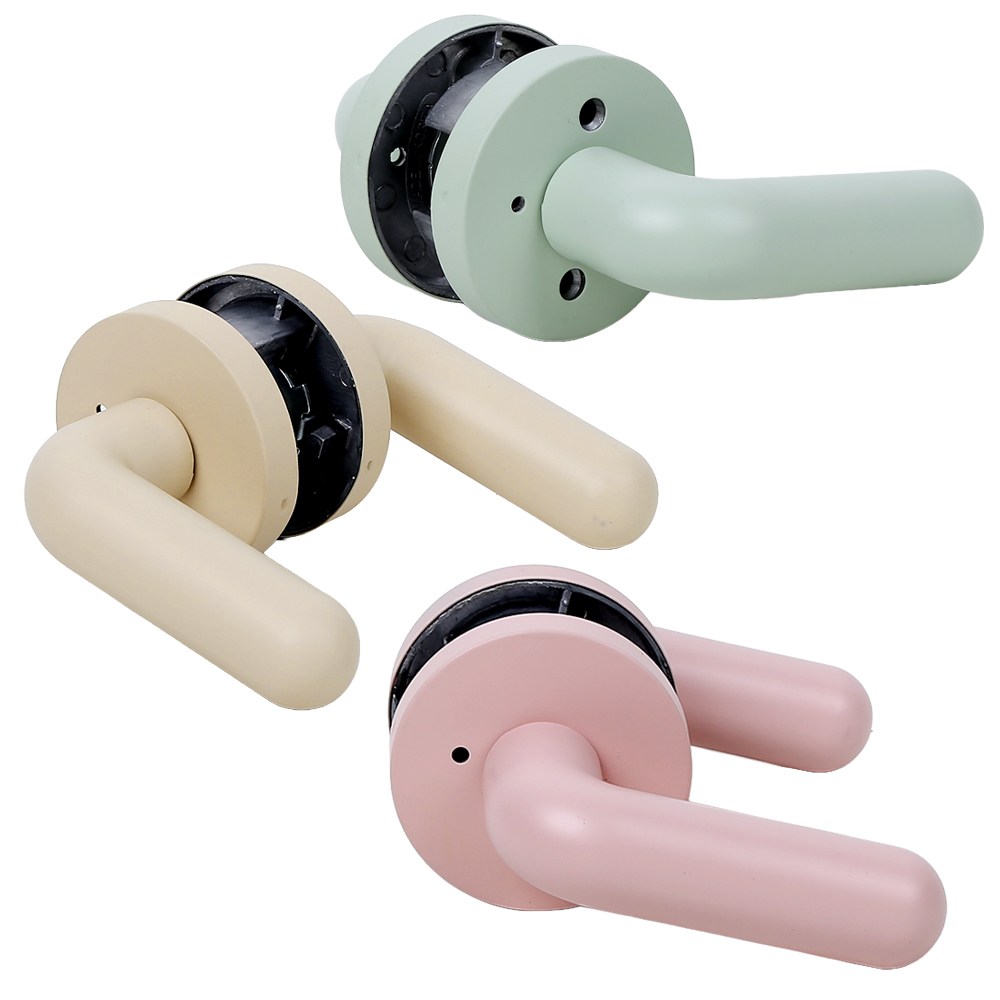 (락이록이)국산 뉴앙팡 방문손잡이 아이방 어린이집 유치원 학원 파스텔색상 큐티하고 안전한미니손잡이 14,200원