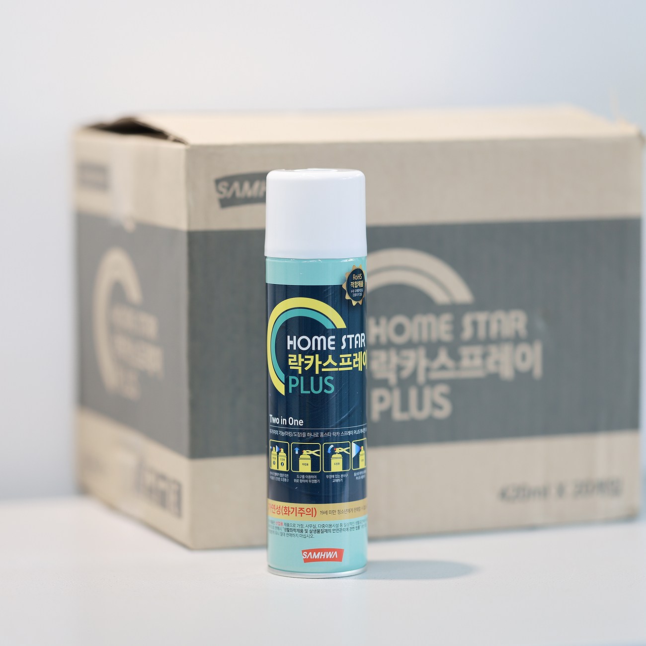 삼화페인트 홈스타 NEW 락카스프레이 420ML 3,350원