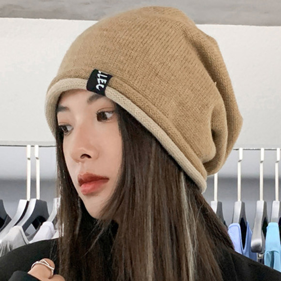데이즈원 여성 가을 겨울 니트 비니 두건 모자 여자 레이어드 반다나 9,900원
