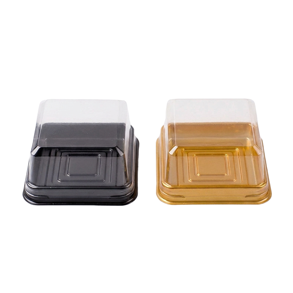 키친코디 두쫀쿠용기 사각 1구 화과자 월병 모찌떡 케이스, 50개, 블랙 6,900원