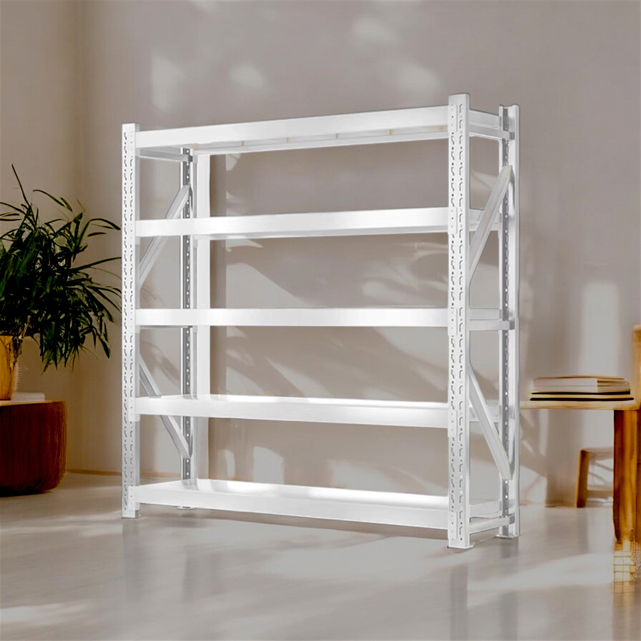 토토랙 5단선반 가로2미터 X 높이2미터 5단수납장 조립식앵글선반 베란다수납장 수납장 철제수납장 세탁실 195,800원