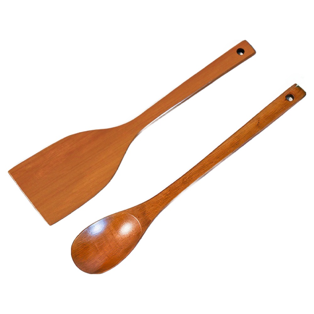 허밍쉐프 장미목 옻칠 조리도구 2p 세트 7,600원