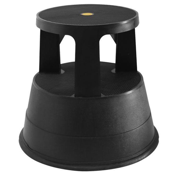 원형스툴 더블스텝 이동식 스텝스툴 2단 사다리 바퀴의자 73,750원