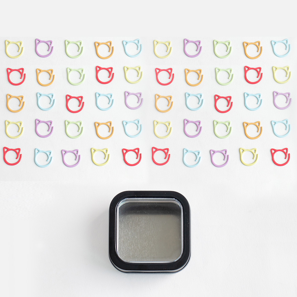 yarna 고양이 걸이형 단수링 50p + 케이스 세트, 랜덤발송(고양이 단수링), 1세트 10,500원