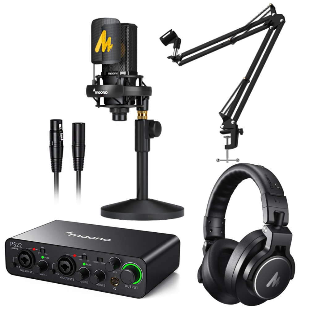 마오노 PS22 2채널 스튜디오 녹음용 홈레코딩 올인원 패키지 419,000원