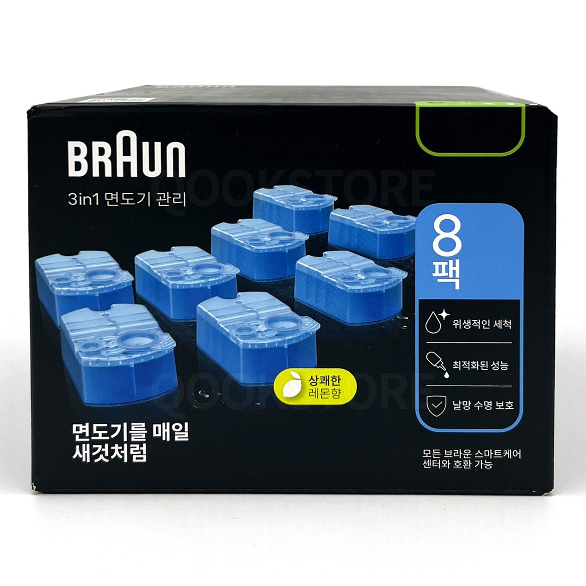 브라운 면도기 세척액 세정액 CCR 8개 49,990원