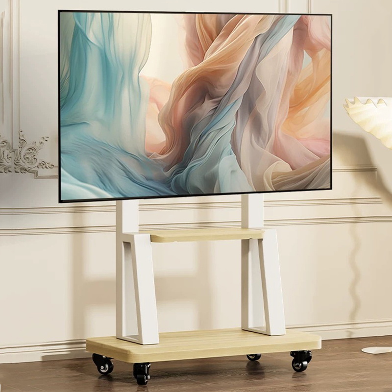 FANOBO 티 비 거 치대 tv거치대 32~75인치 티비스탠드적용 70KG 하중 이동식TV 이동식 tv 거치대, 1개 59,800원