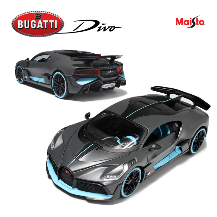 마이스토 1:24 부가티 디보 자동차장난감 키덜트 피규어 다이캐스트 모형차 Bugatti Divo, 그레이, 1개 17,900원