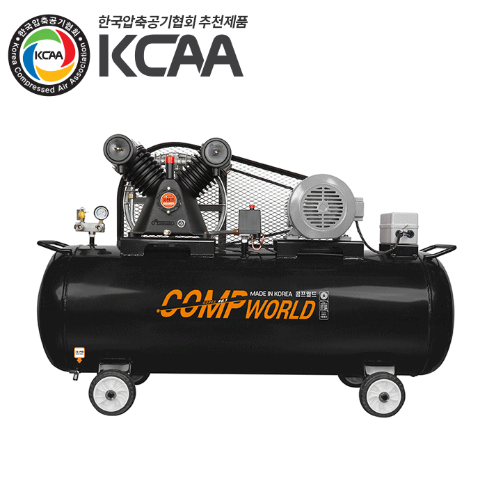 콤프월드 CWK-802N 산업용 콤프레샤 5마력 탱크용량 230리터 1,856,900원
