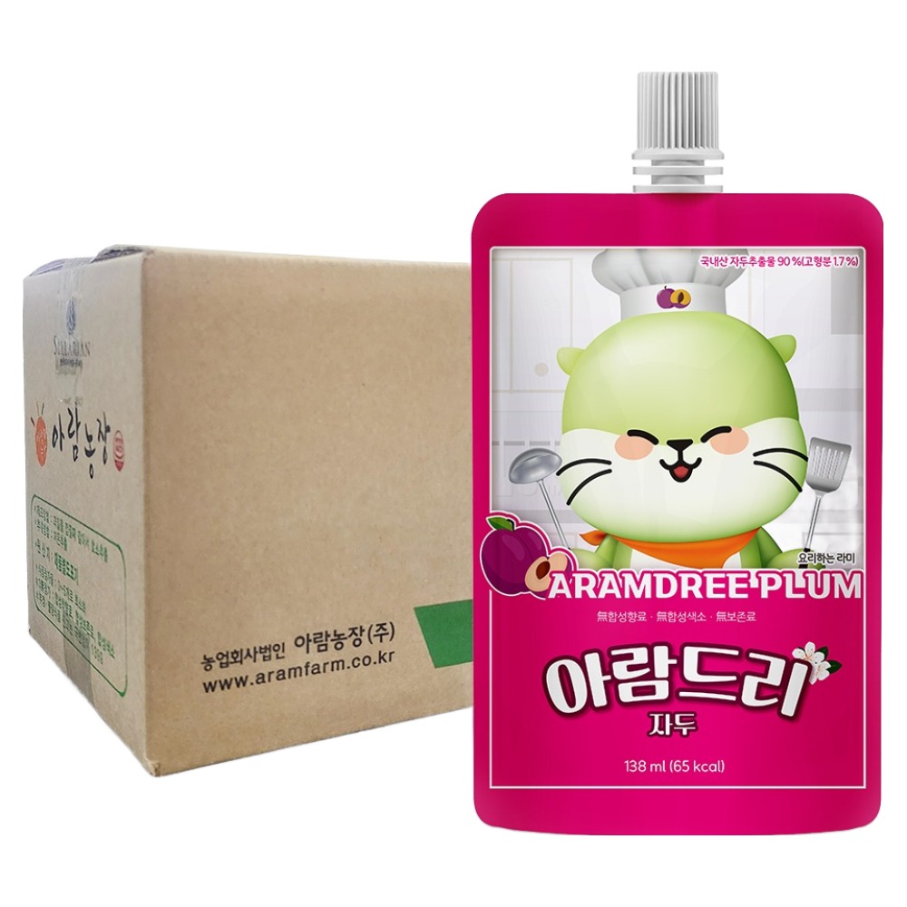 아람농장 아람드리 자두 주스, 30개, 138ml 25,350원