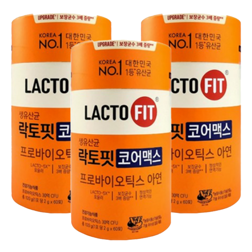 락토핏 종근당건강 생유산균 코어맥스, 45g, 3세트 69,500원