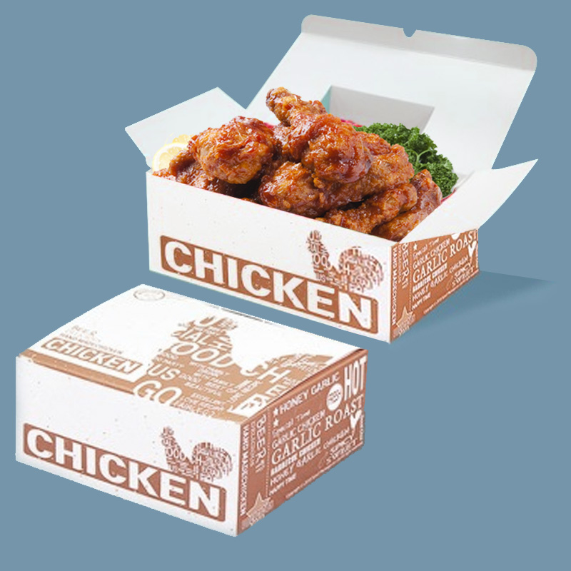 더블패키지 치킨박스 닭강정 튀김 223호 종이 포장용기, 1박스 68,700원