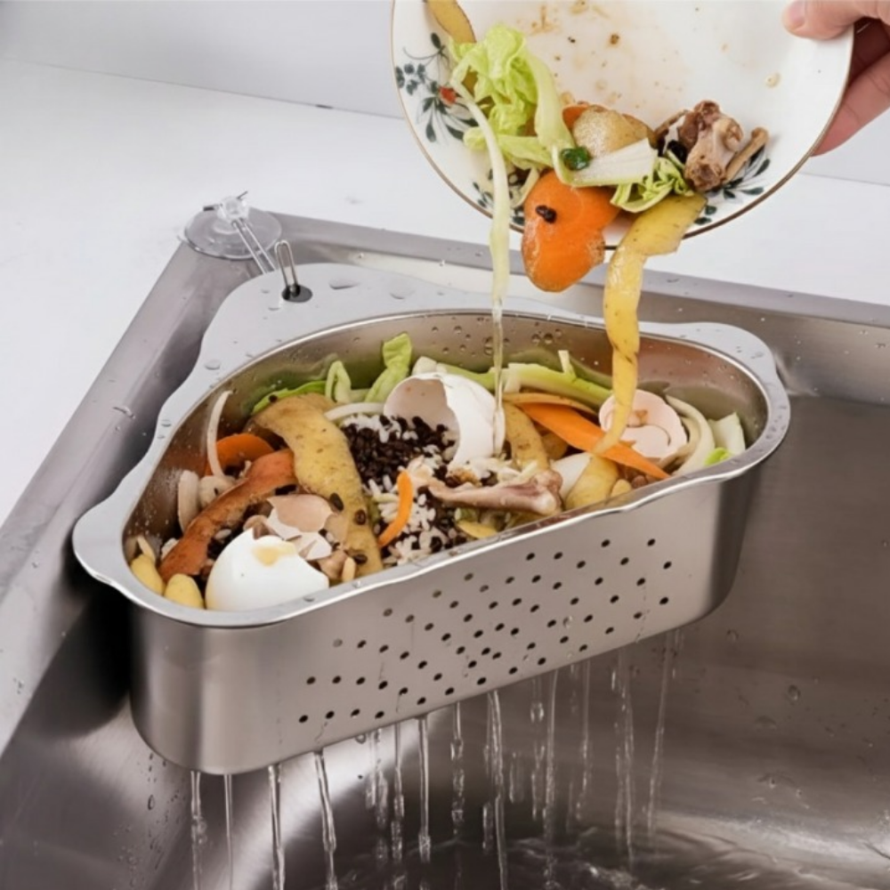 딜로그 물빠짐좋은 코너형 스텐304 싱크대 음식물 거름망 9,900원
