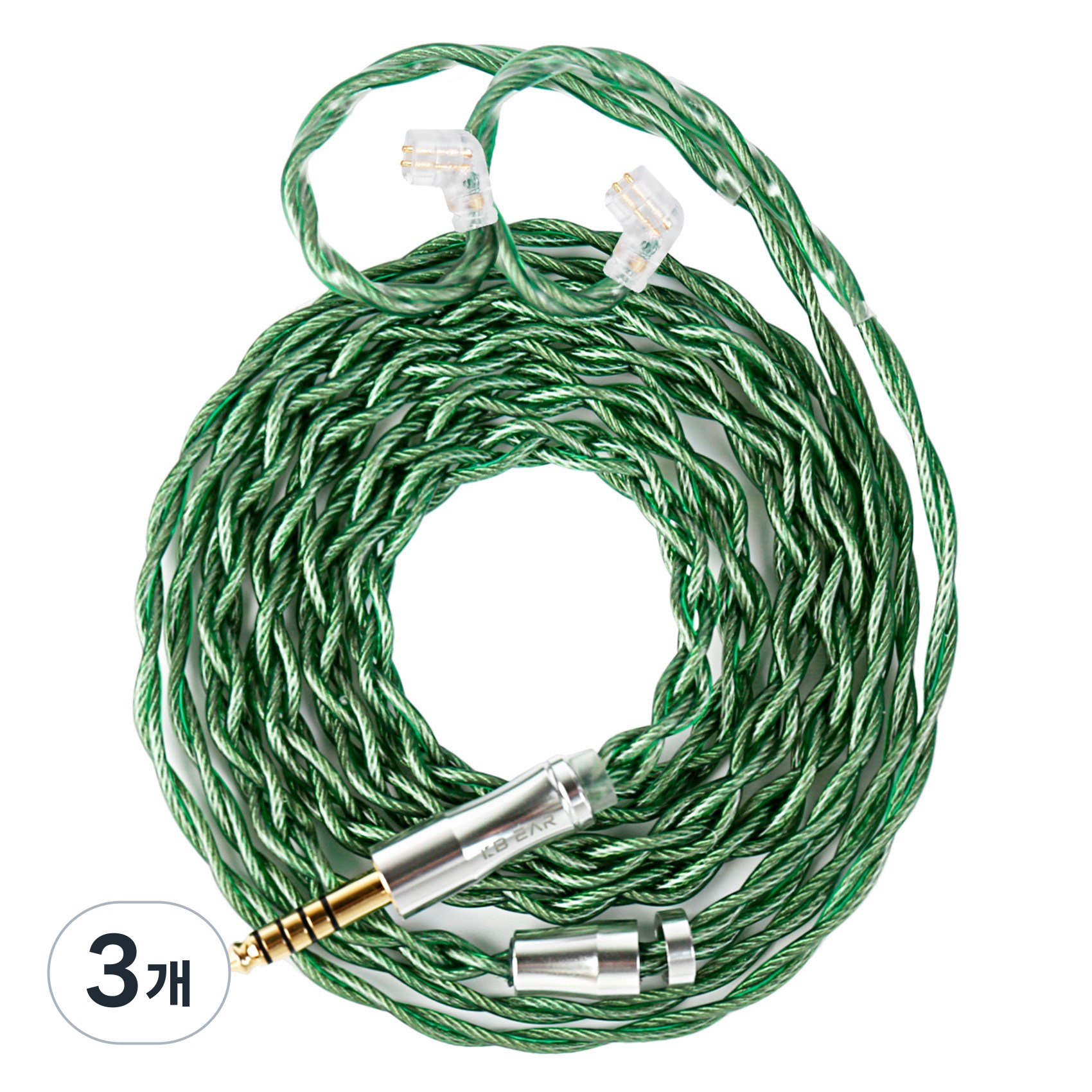Keephifi KBEAR 청강선 실버 도금 고순도 구리 HiFi 이어폰 업그레이드 케이블,For KZ TRN TANGZU 수월우, 3개 73,480원