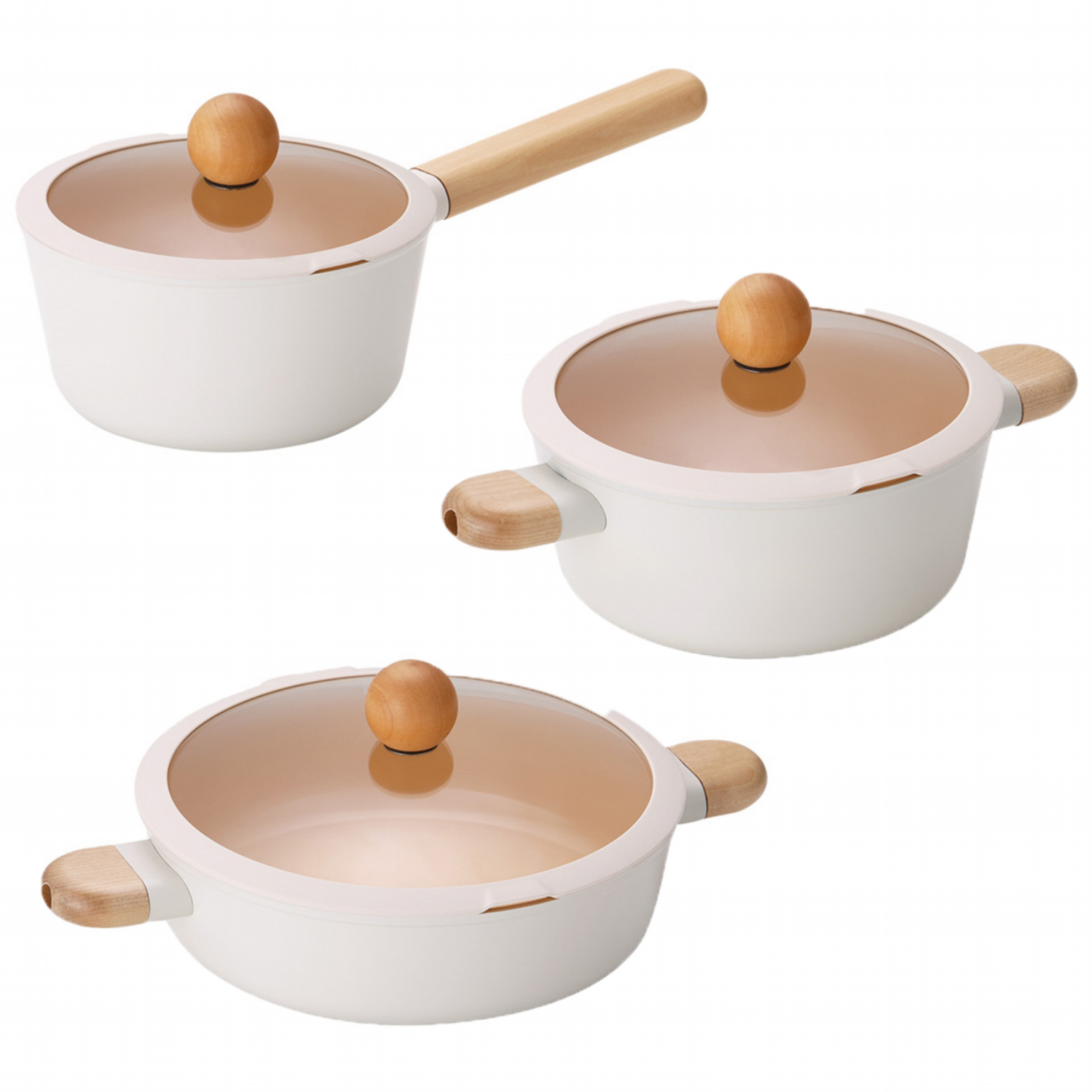 네오플램 브리즈 세라믹 냄비 3종 세트 (18편수,20양수,24전골), 단품, 1개 136,900원