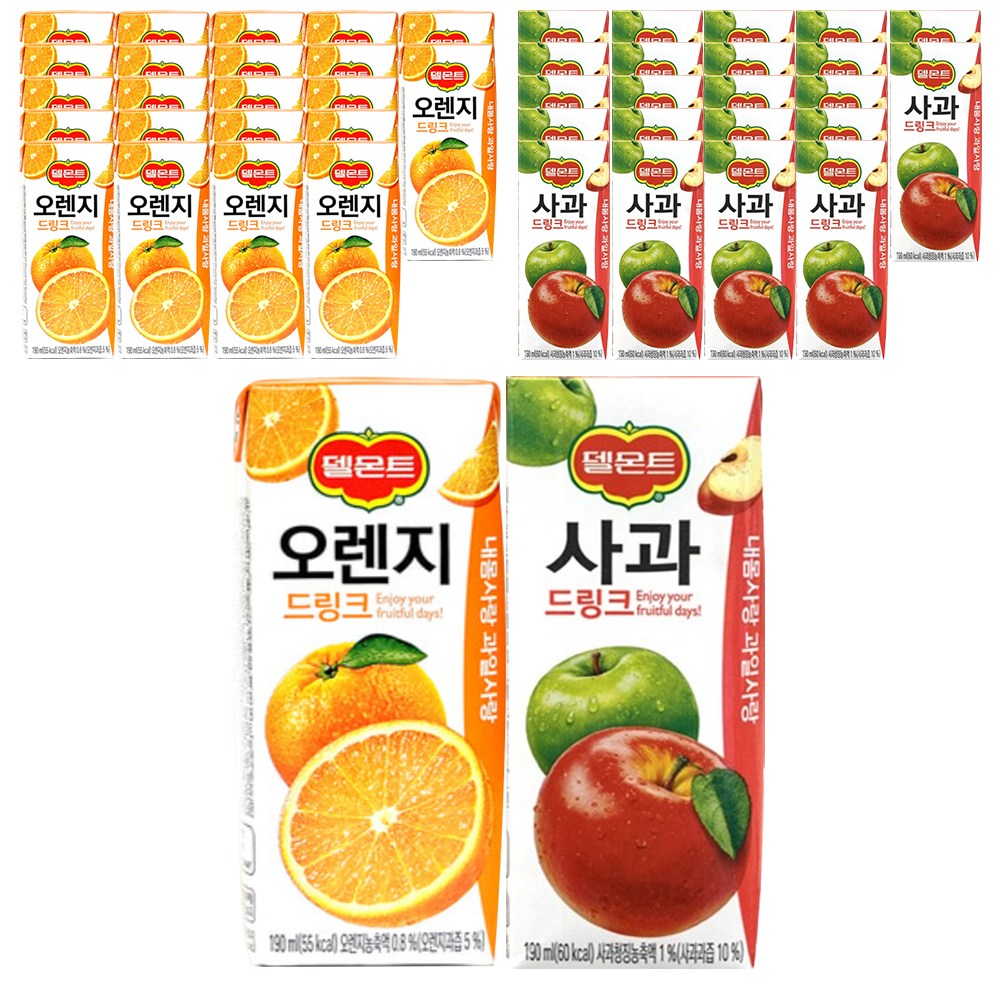 델몬트 주스 B세트 오렌지23입 사과23입 16,890원