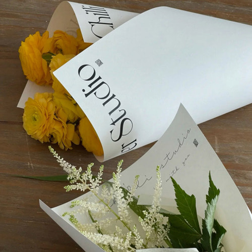 레터링 꽃다발포장지 플로드지 꽃포장 꽃다발 종이포장지 50매 100매 무광택 감성 선물포장지, C 선샤인_45X30cm(100매), 단일상품 16,500원