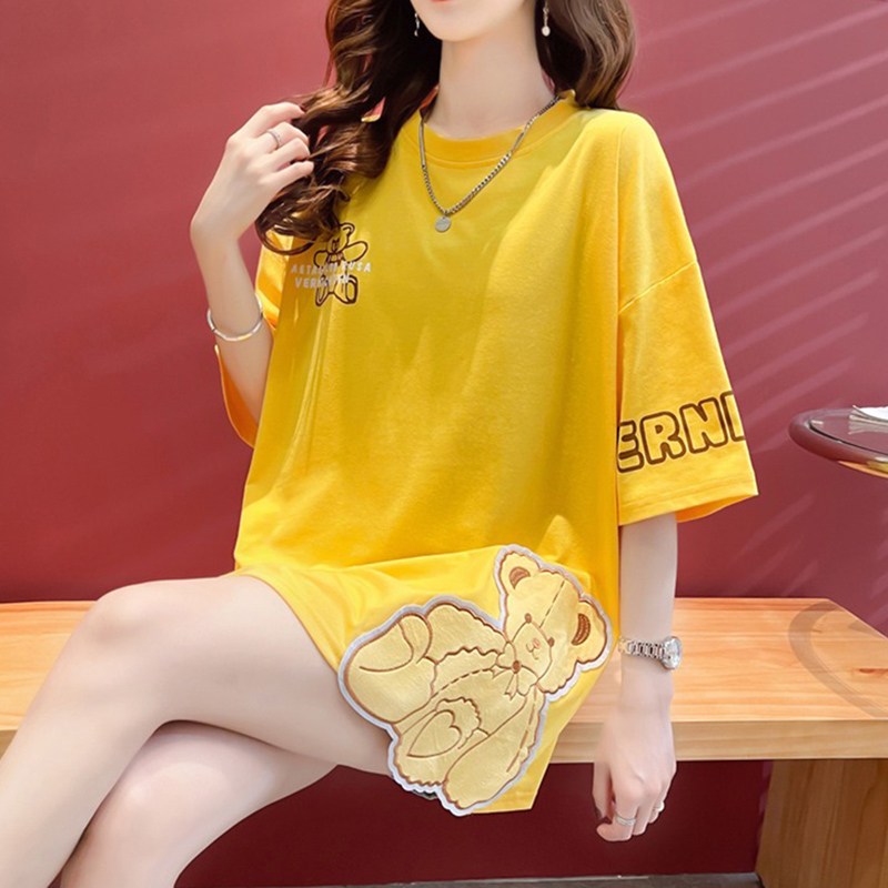 스타일아유 여성 여름 사랑스러운 테데베어 루즈핏 박시핏 코튼 반팔 면 티셔츠 3color 여름 얇은 시원한 데일리 캐주얼 21,560원