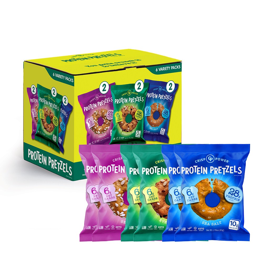 크리스프파워 프로틴 프레첼 버라이어티팩 3가지맛 (6봉지) 31,800원