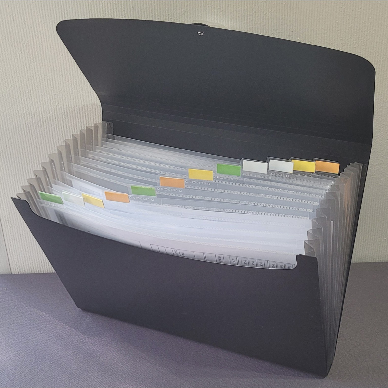 아코디언파일 아코디언포켓 서류파우치 클리어파일 13분류 5,800원