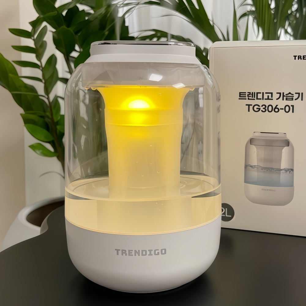 트렌디고 초음파 가정용 미니 가습기 사무실 탁상용 미니가습기 무드등 무선 휴대용 통세척 16,600원