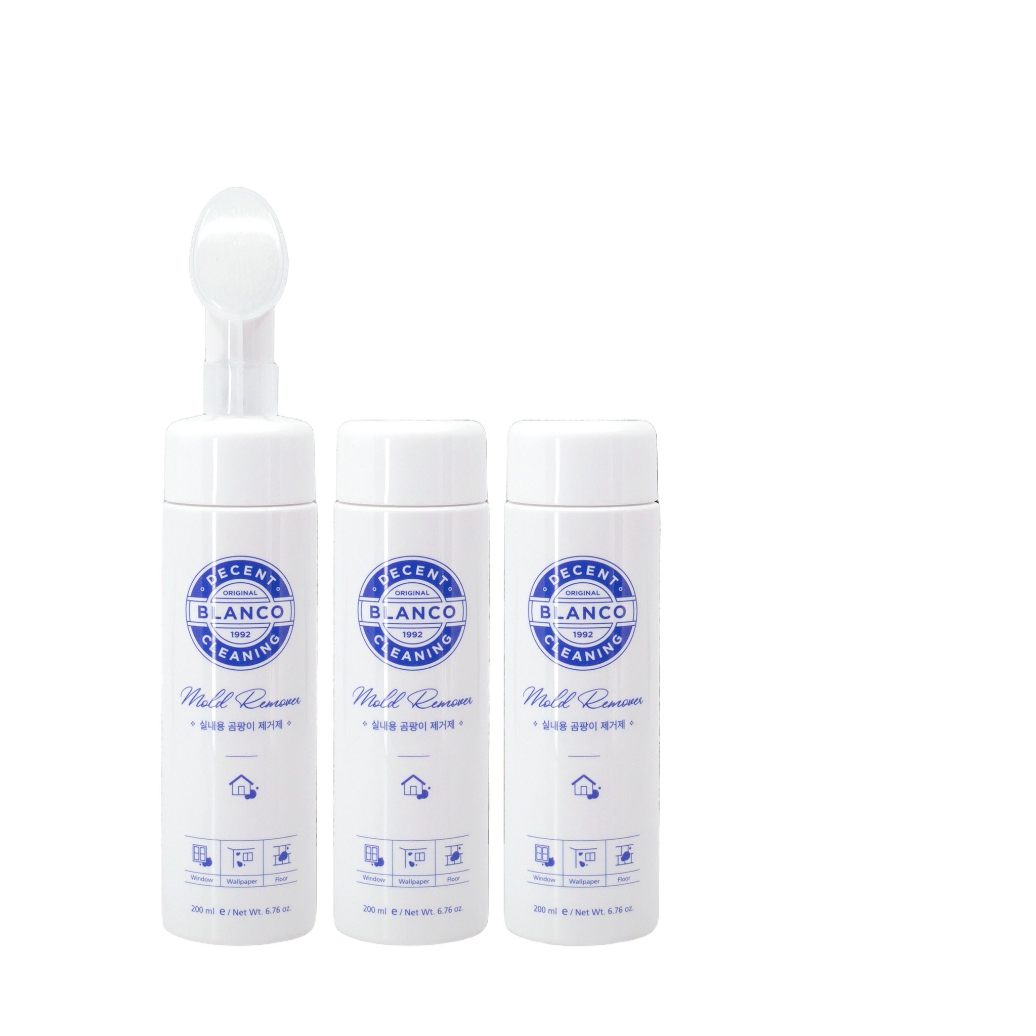 블랑코클리닝 바르는 실내용 벽 벽지 곰팡이제거제, 200ml, 3개 57,600원