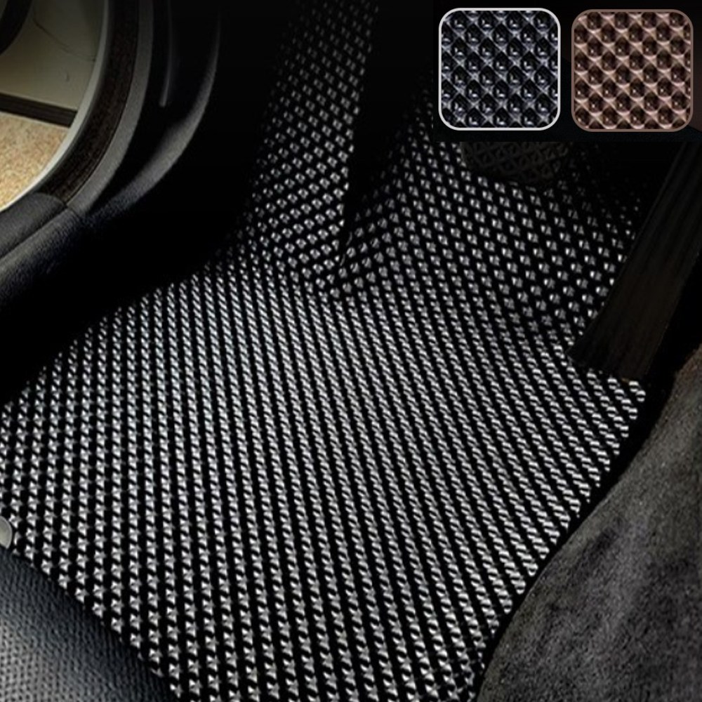 오토피아 다이아몬드 TPU 카매트 1열2열 세트 팰리세이드 전용 (2019~24.12), 블랙, 64 팰리세이드 7인 59,000원