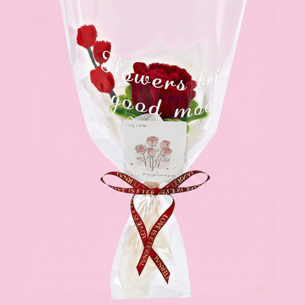 베리버터 모루꽃다발 키트 DIY, 1개, 장미 10,000원