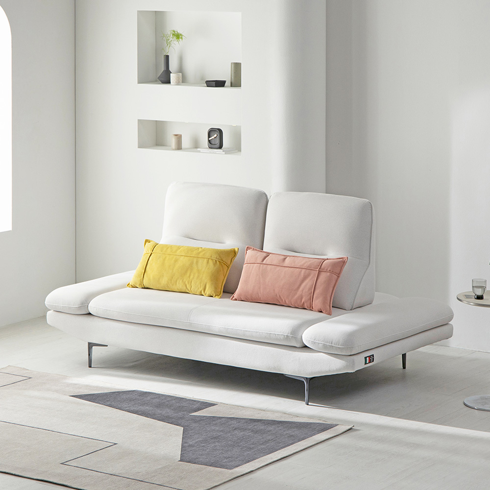 세계로가구 브리지 아쿠아텍스 조야 패브릭 3인용 4인용 스윙 소파, 실버그레이 690,000원